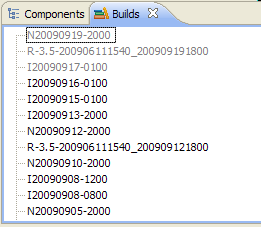 Builds view with missing local data