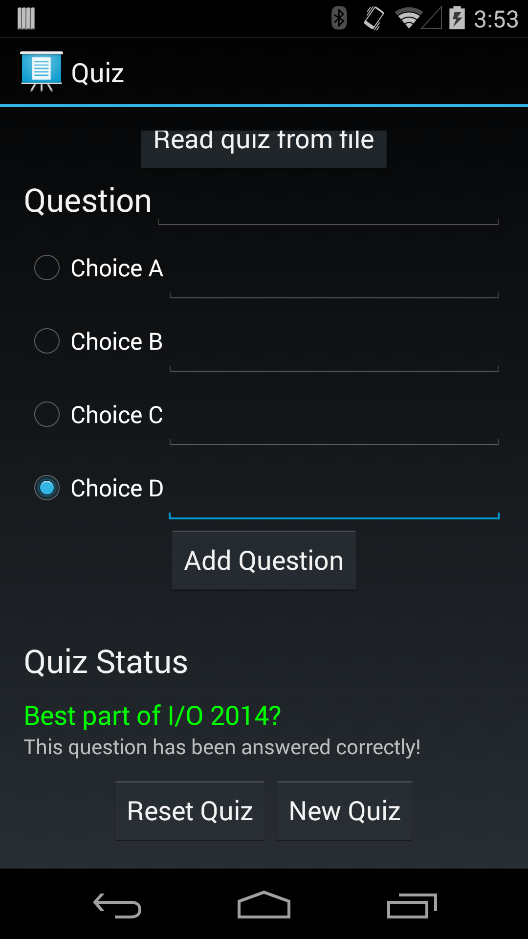 Quiz on companion