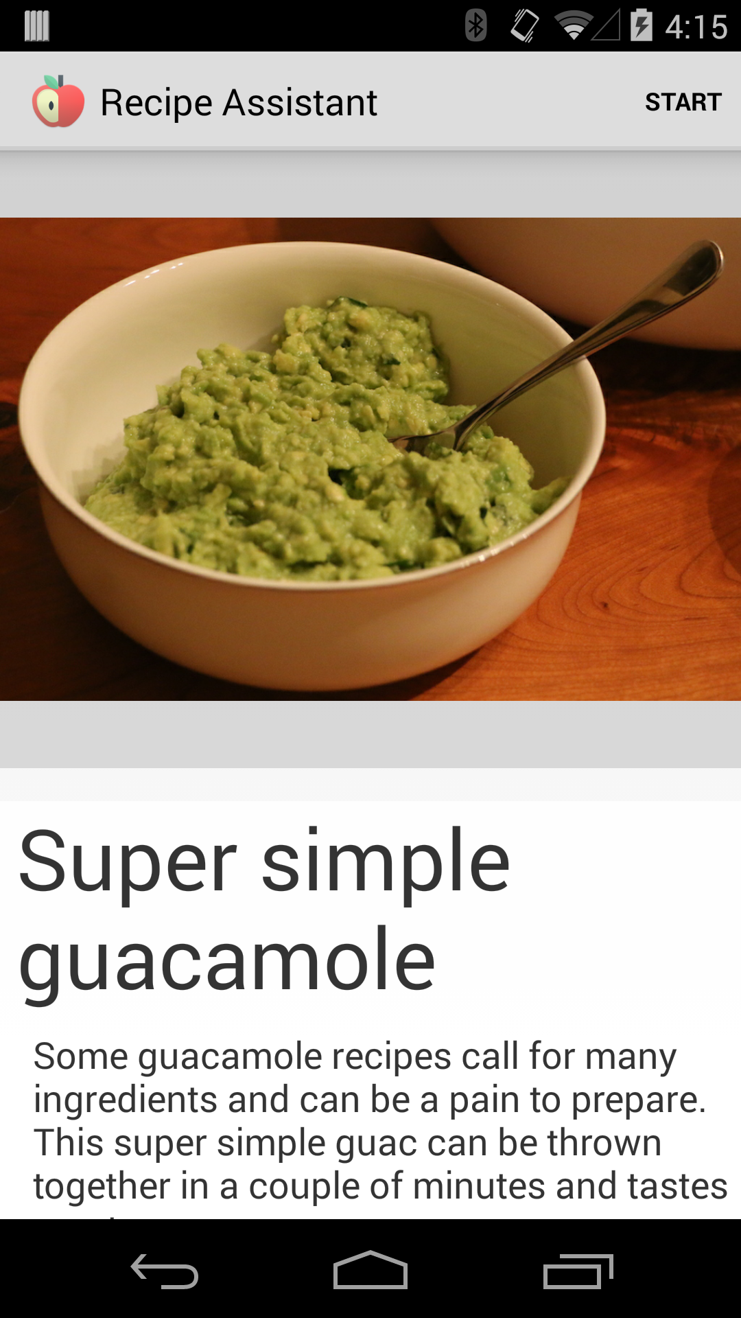 Super simple guacamole